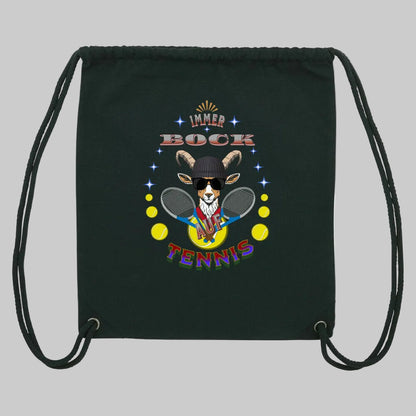 Gym Bag / TENNIS-immer BOCK -TORIPROS-Schwarz