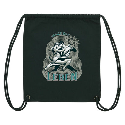 Gym Bag / Tanze das Leben-TORIPOS- schwarz