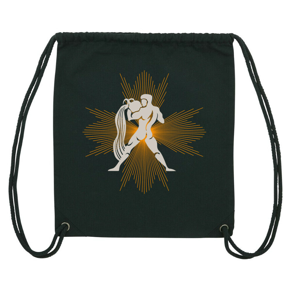 Gym Bag / Wassermann – Aura Sternzeichen-Schwarz