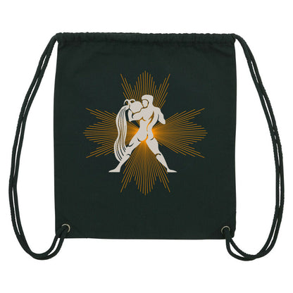 Gym Bag / Wassermann – Aura Sternzeichen-Schwarz