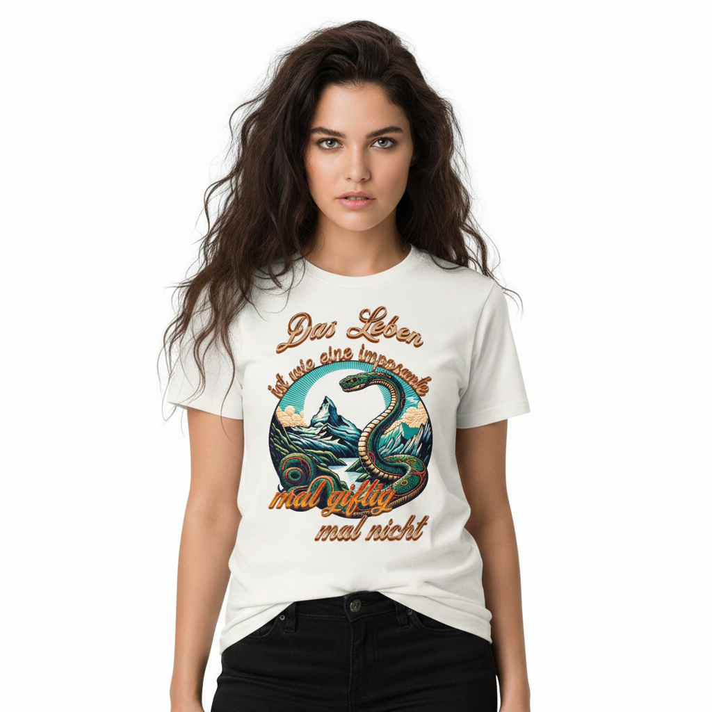 HigherBlanks Premium T-Shirt / Das LEBEN-mal giftig, mal nicht-Naturel