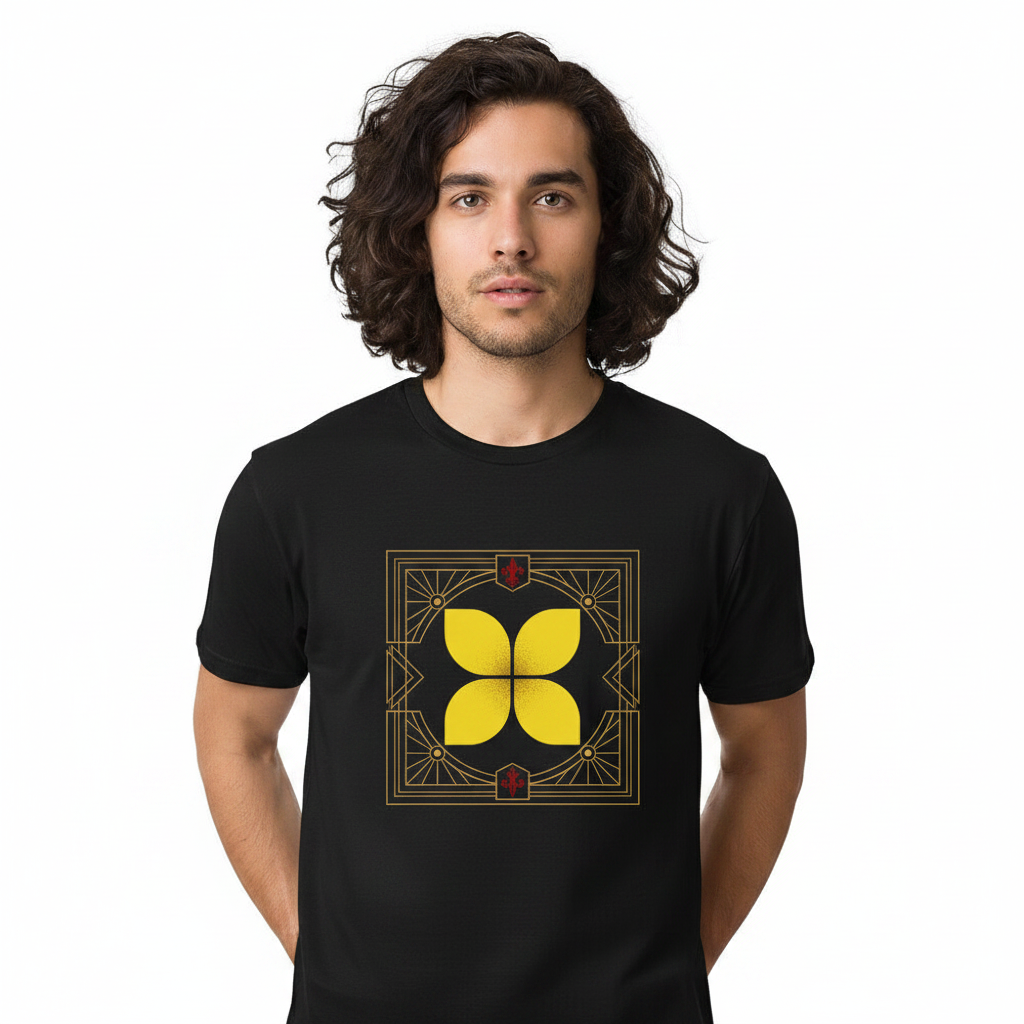 HigherBlanks Premium T-Shirt / Eckige Eleganz