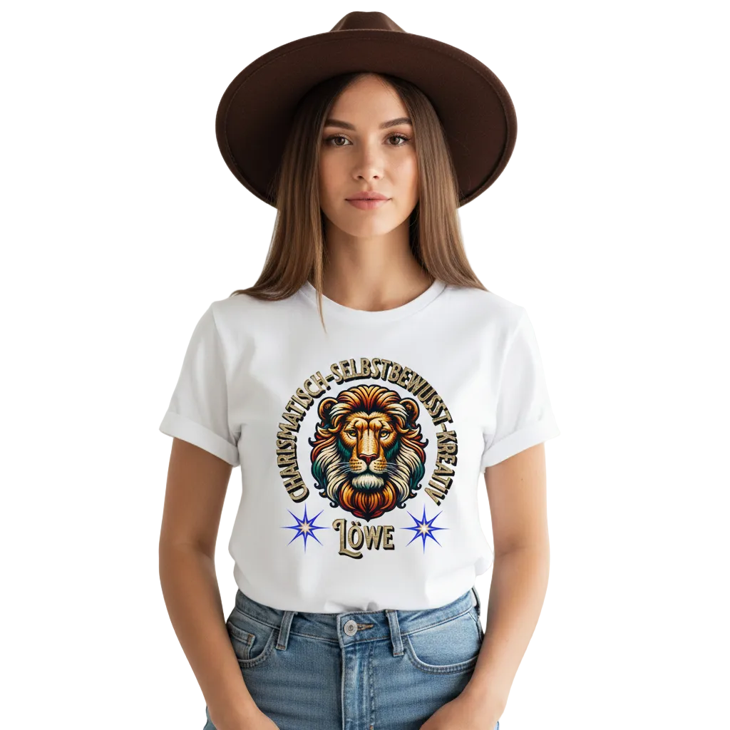 HigherBlanks Premium T-Shirt / Löwe Sternzeichen