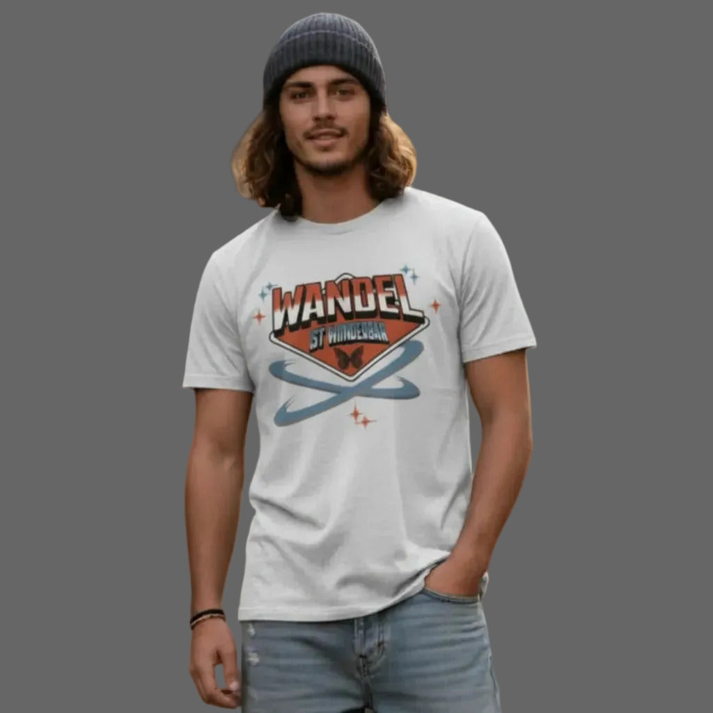 HigherBlanks Premium T-Shirt in Heather Grey mit „WandelWunderbar“-TORIPROS