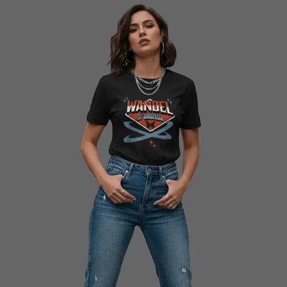 HigherBlanks Premium T-Shirt in schwarz mit „WandelWunderbar“-TORIPROS