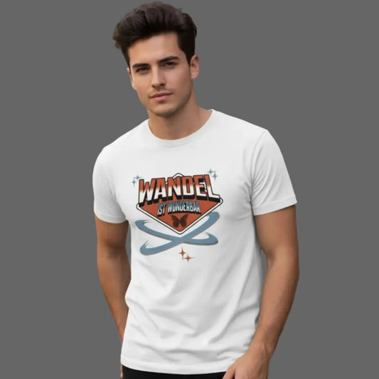 HigherBlanks Premium T-Shirt in weiß mit „WandelWunderbar“-TORIPROS