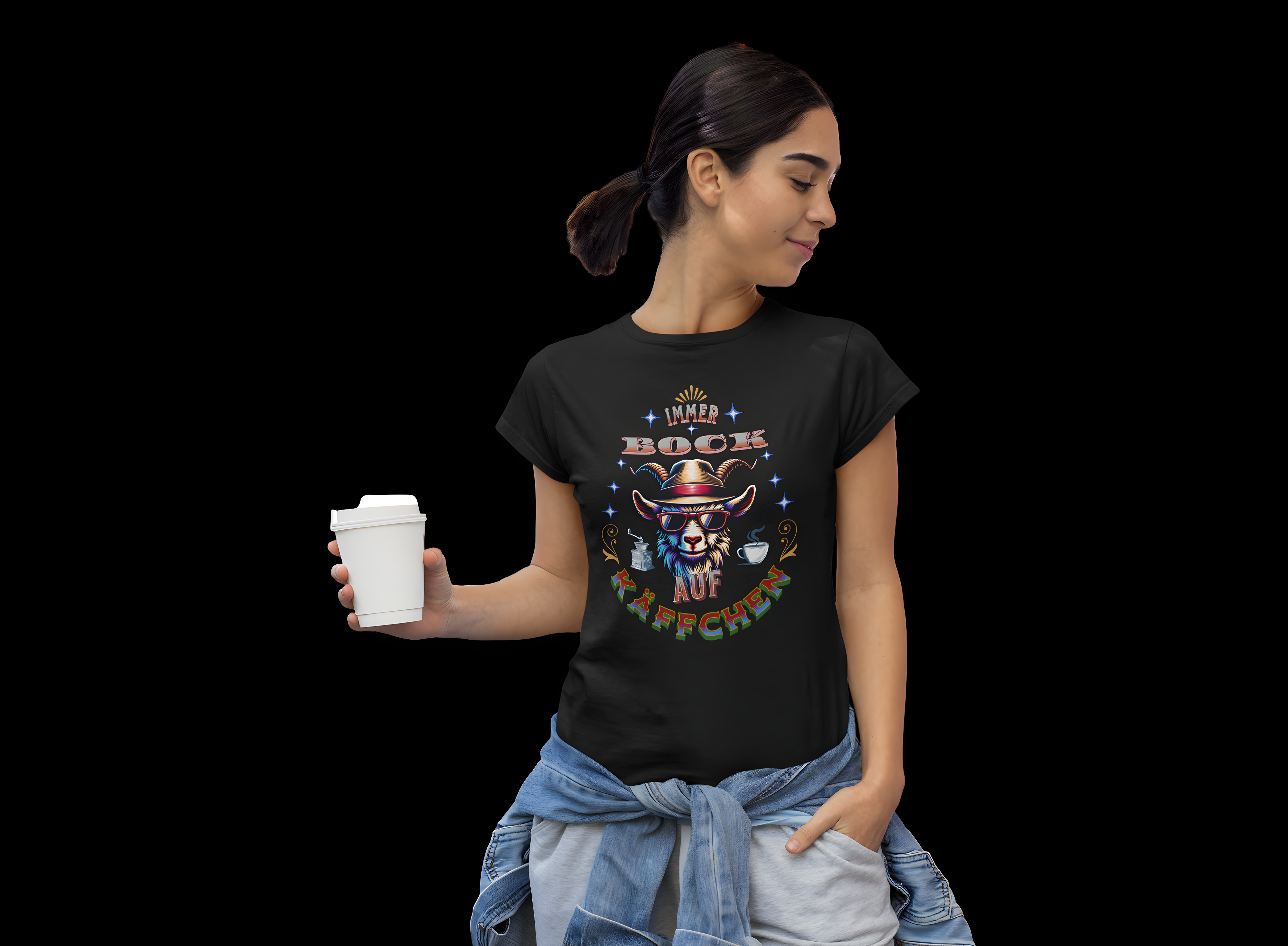 
Immer Bock auf Käffchen - Entdecke die Kollektionen von TORIPROS auf Shirts, Hoodies & Co. Zeig sie deinem Umfeld und setze ein Statement.
