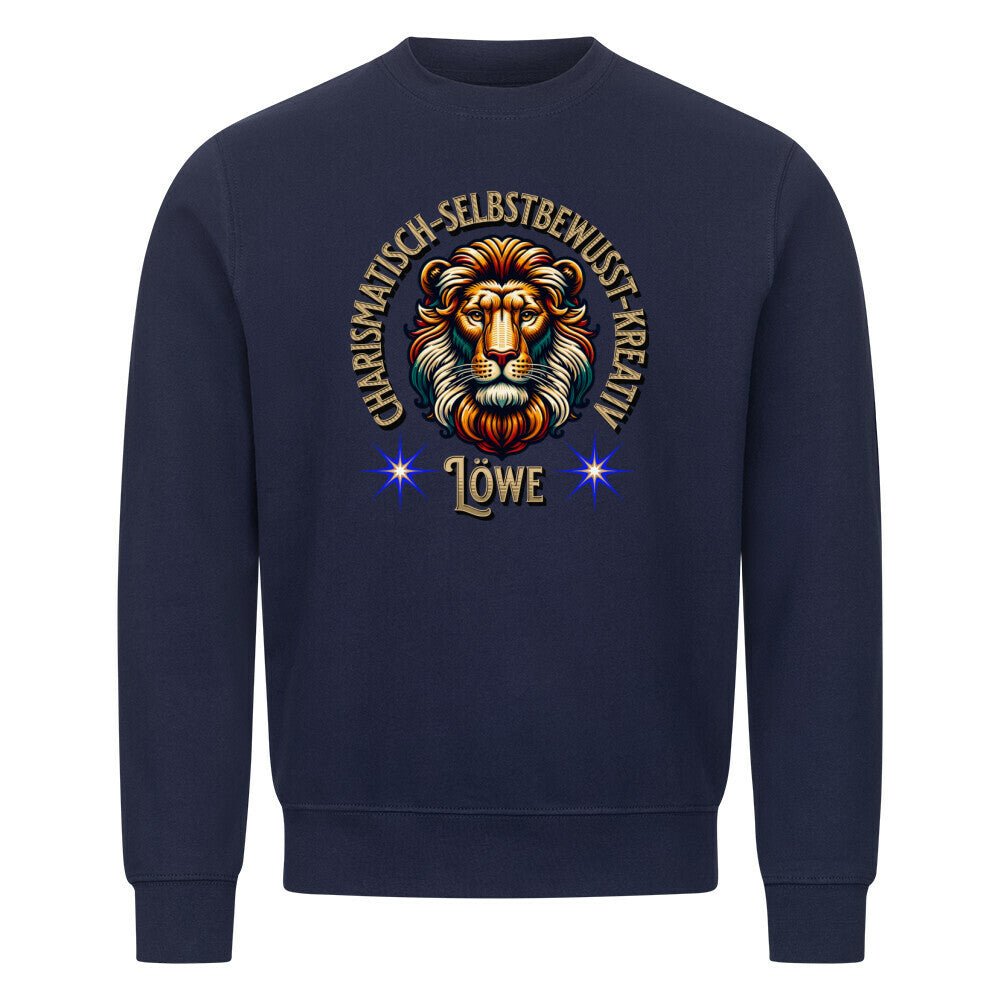 Löwe Sternzeichen /  Classic Sweatshirt-Blau-Toripros