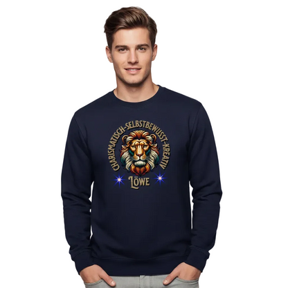 Löwe Sternzeichen /  Classic Sweatshirt-Blau-Toripros