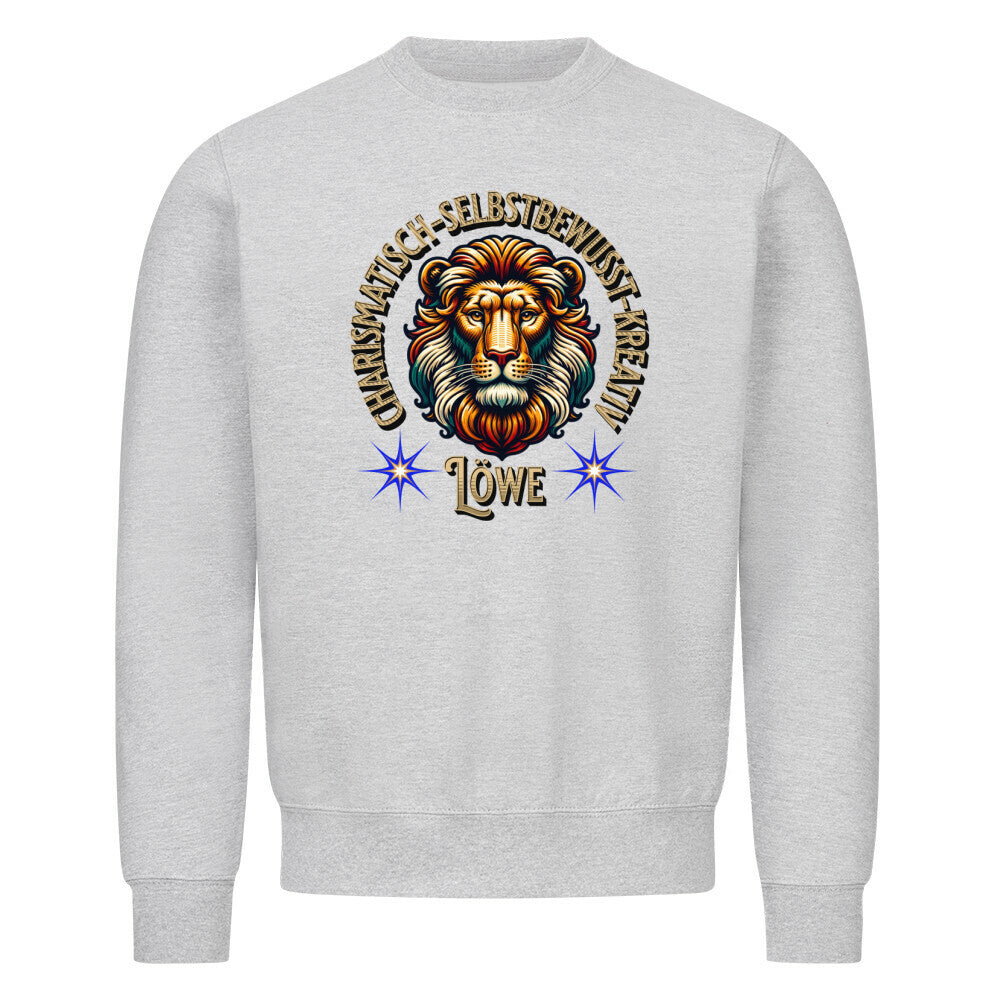 Löwe Sternzeichen /  Classic Sweatshirt-Grau-Toripros