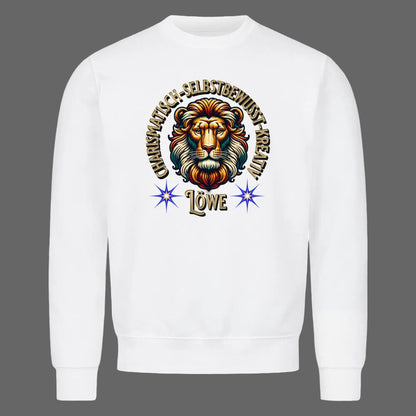 Löwe Sternzeichen /  Classic Sweatshirt-weiss-Toripros