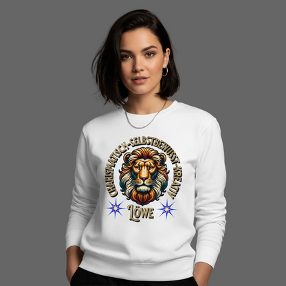 Löwe Sternzeichen /  Classic Sweatshirt-weiss-Toripros