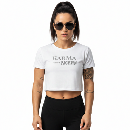 Ladies Cropped Tee/KARMA