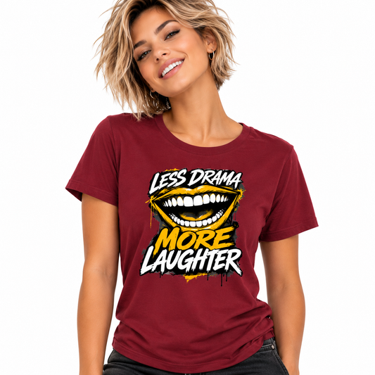 Premium Organic Shirt Women / LAUGH MORE