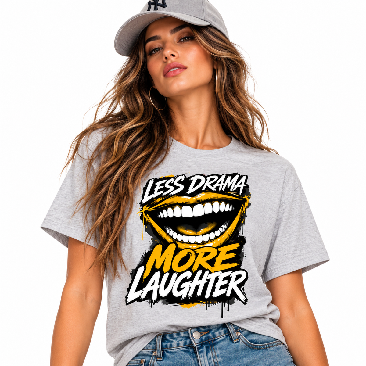 Premium Organic Shirt / LAUGH MORE