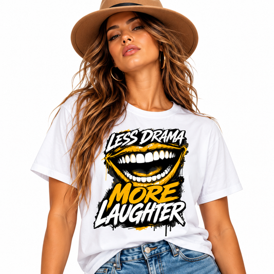 Premium Organic Shirt / LAUGH MORE