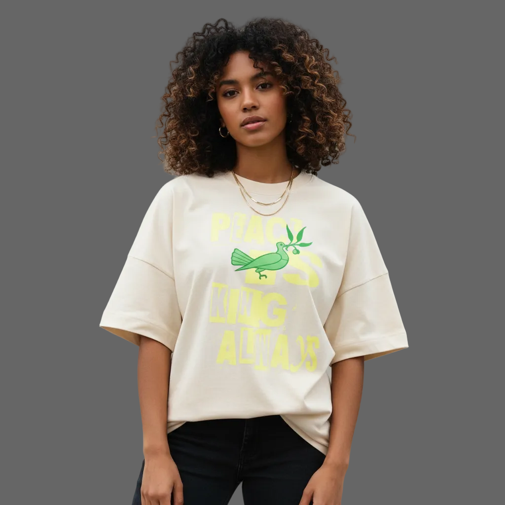 Premium Organic Oversize Blast / Beige/ TOIPROS