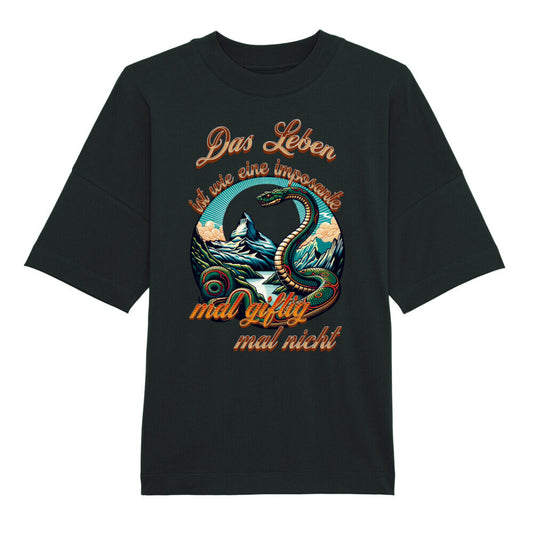 Premium Organic Oversize Blast / Das LEBEN-mal giftig, mal nicht-Image for color: schwarz