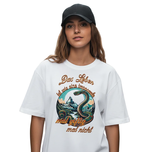 Premium Organic Oversize Blast / Das LEBEN-mal giftig, mal nicht-Image for color: weiß