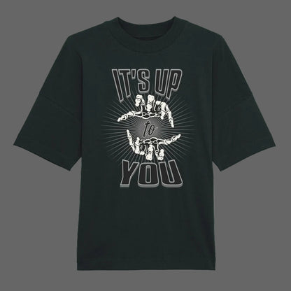 Premium Organic Oversize Blast in schwarz mit „IT'S UP TO YOU“-TORIPROS