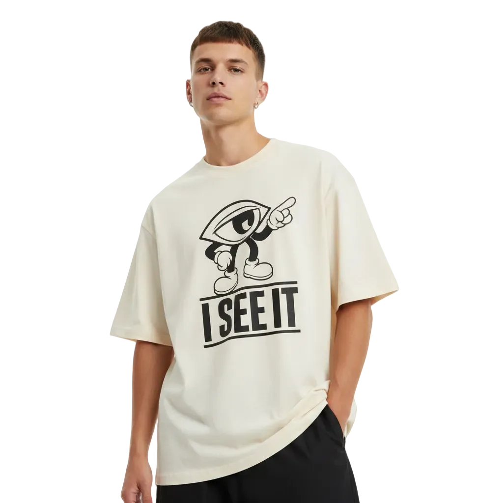 Premium Organic Oversize Blast / I SEE IT-beige-TORIPROS