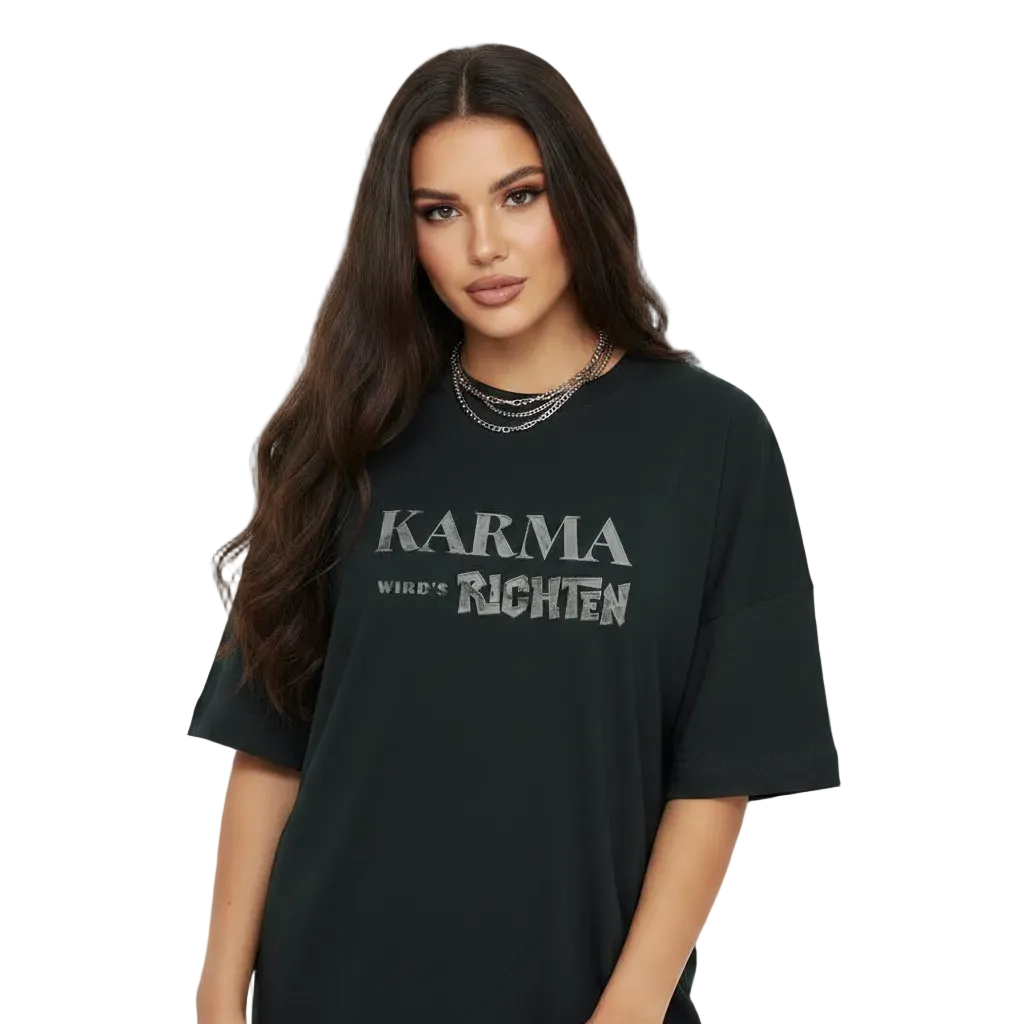 Premium Organic Oversize Blast /KARMA-Image for color: schwarz