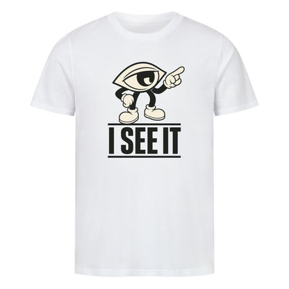 Premium Organic Shirt / I SEE IT -Toripros- weiß