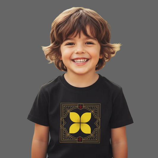 Premium Organic Shirt Kids/ Eckige Eleganz