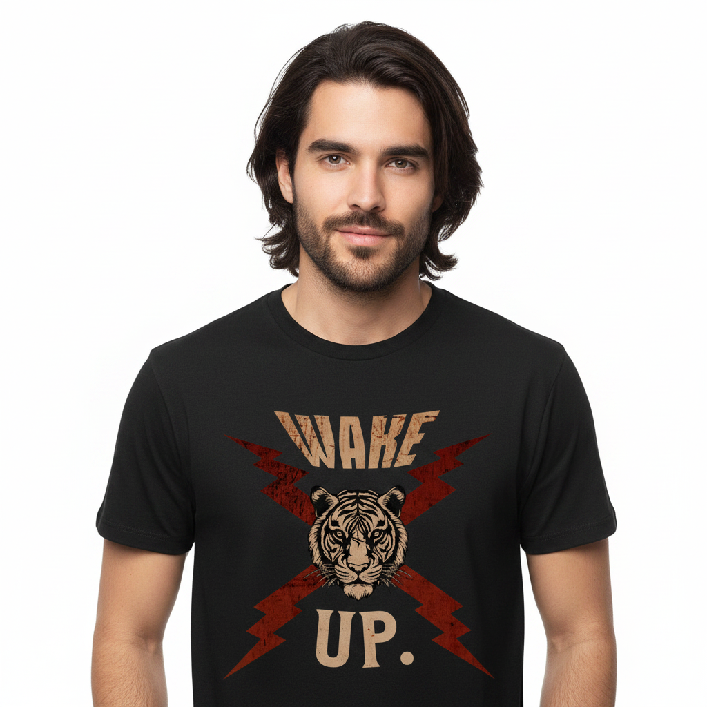 Premium Organic Shirt / WAKE UP.