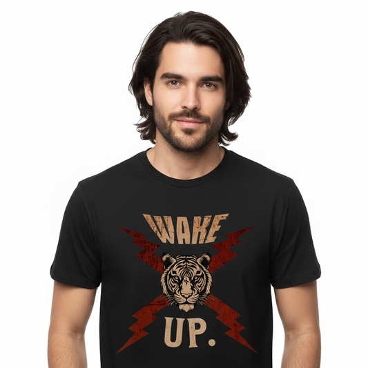 Premium Organic Shirt / WAKE UP.