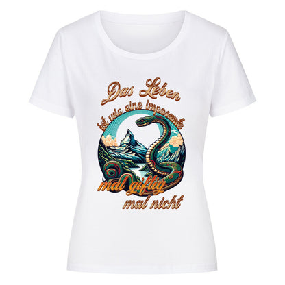 Premium Organic Shirt Women / Das LEBEN-mal giftig, mal nicht-Weiss