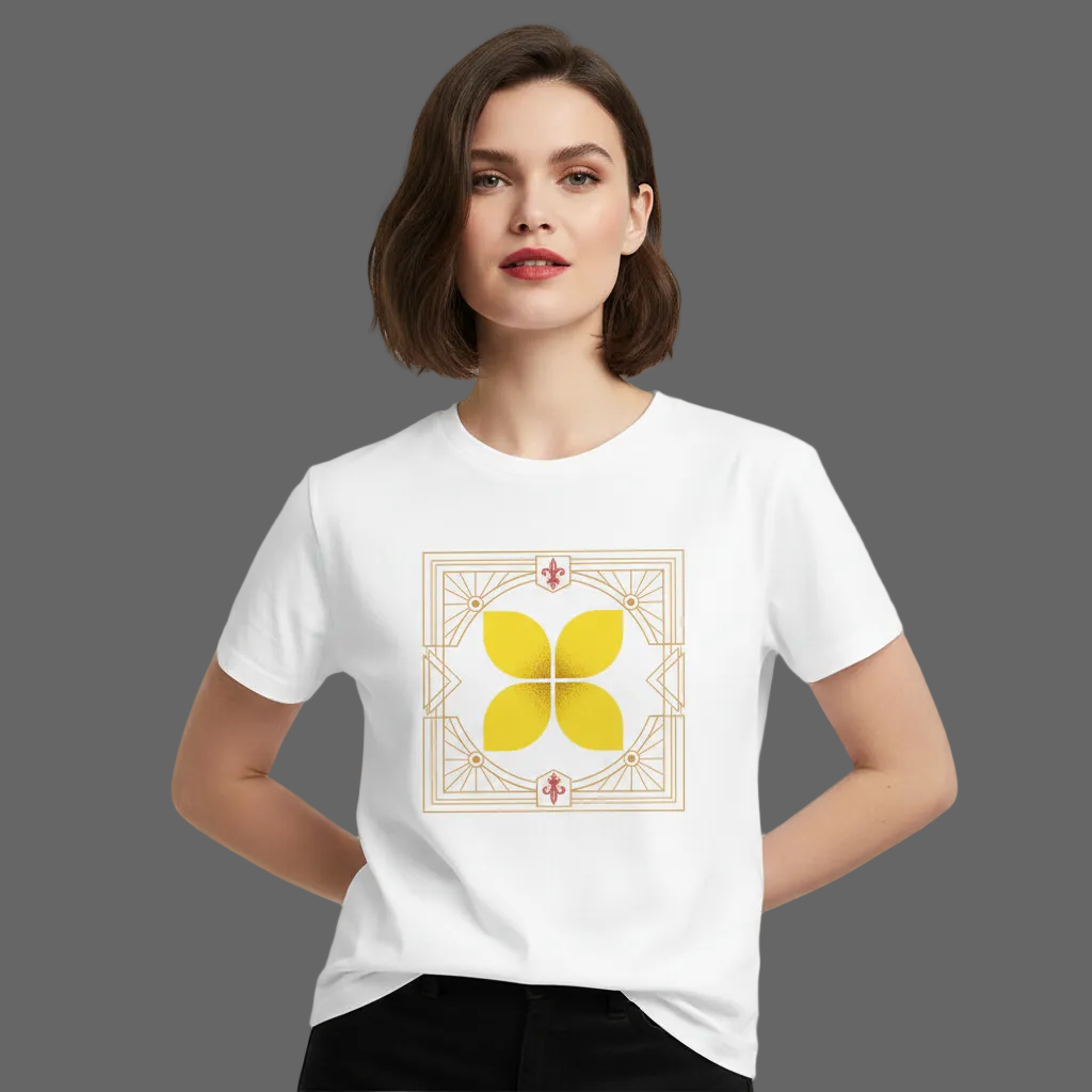 Premium Organic Shirt Women/ Eckige Eleganz-Weiss-TORIPROS