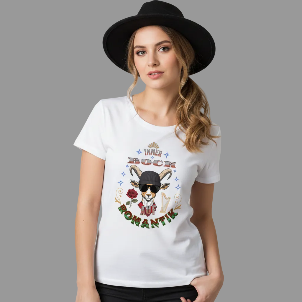 Premium Organic Shirt Women / IMMER BOCK auf ROMANTIK
