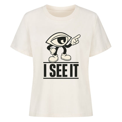 Premium Organic Shirt Women / I SEE IT-Image for color: natural