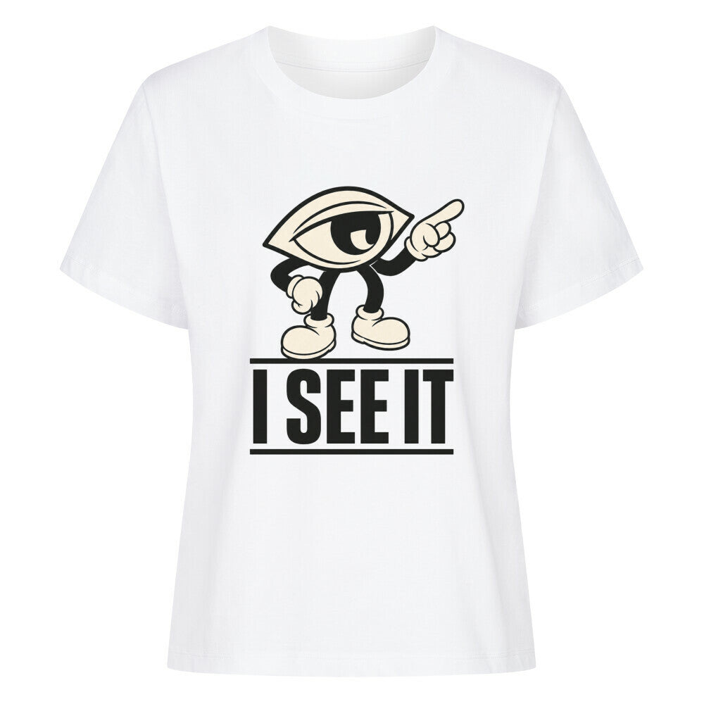 Premium Organic Shirt Women / I SEE IT-Image for color: weiß