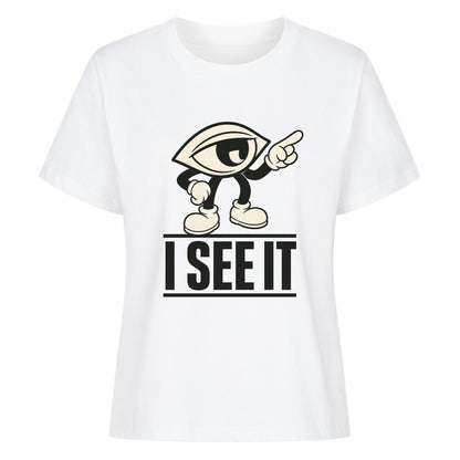 Premium Organic Shirt Women / I SEE IT-Image for color: weiß