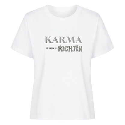 Premium Organic Shirt Women/KARMA-Image for color: weiß