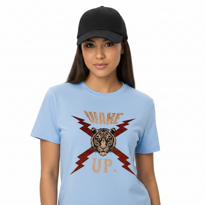 Premium Organic Shirt Women / WAKE UP.