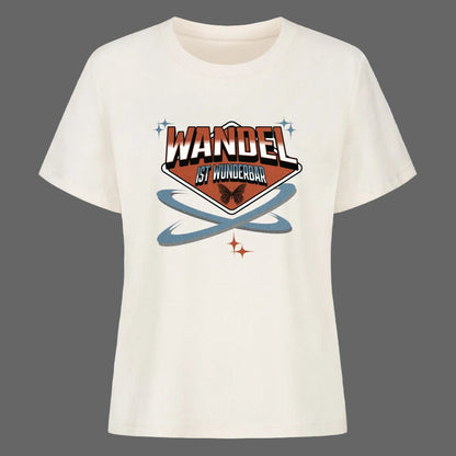 Premium Organic Shirt Women in Natural mit „WandelWunderbar“-TORIPROS