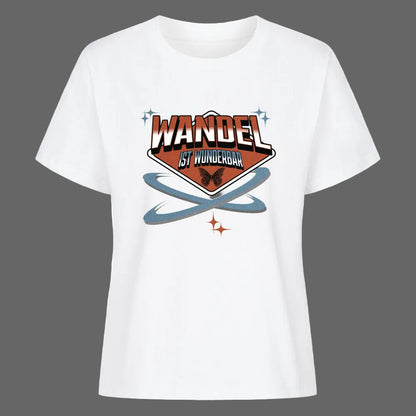 Premium Organic Shirt Women in Weiß mit „WandelWunderbar“-TORIPROS