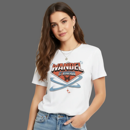 Premium Organic Shirt Women in Weiß mit „WandelWunderbar“-TORIPROS