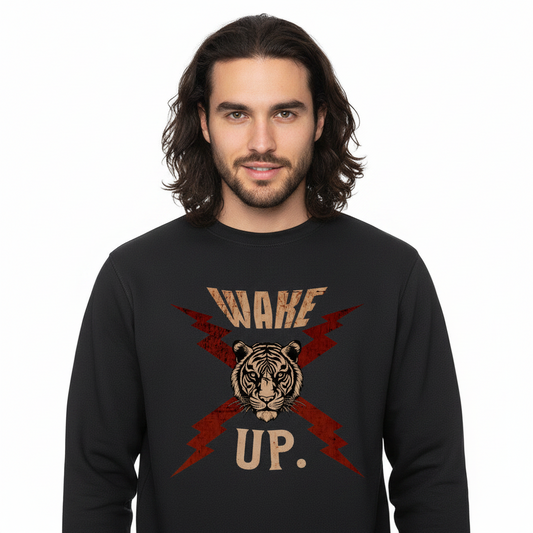 Premium Organic Sweatshirt / WAKE UP.