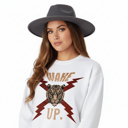 Premium Organic Sweatshirt / WAKE UP.