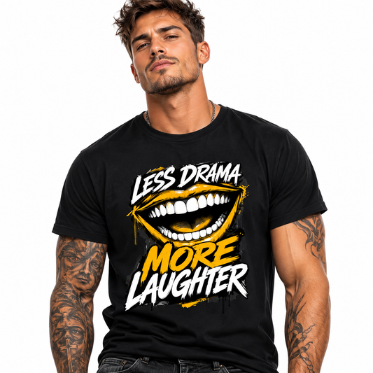HigherBlanks Premium T-Shirt / LAUGH MORE