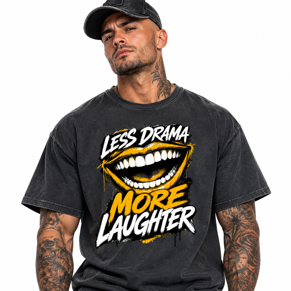 VACANCY Oversized Shirt / LAUGH MORE