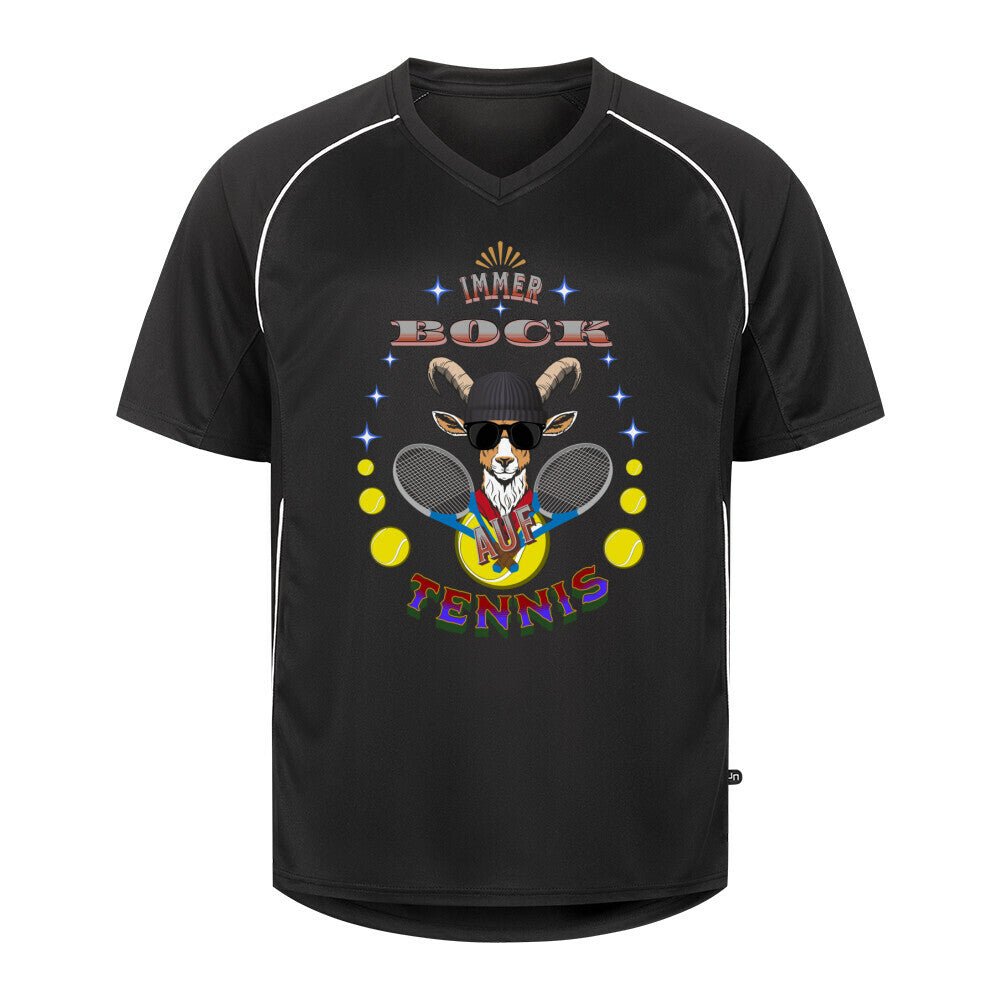  Team Trikot in Schwarz mit „Auf TENNIS immer BOCK“-TORIPROS