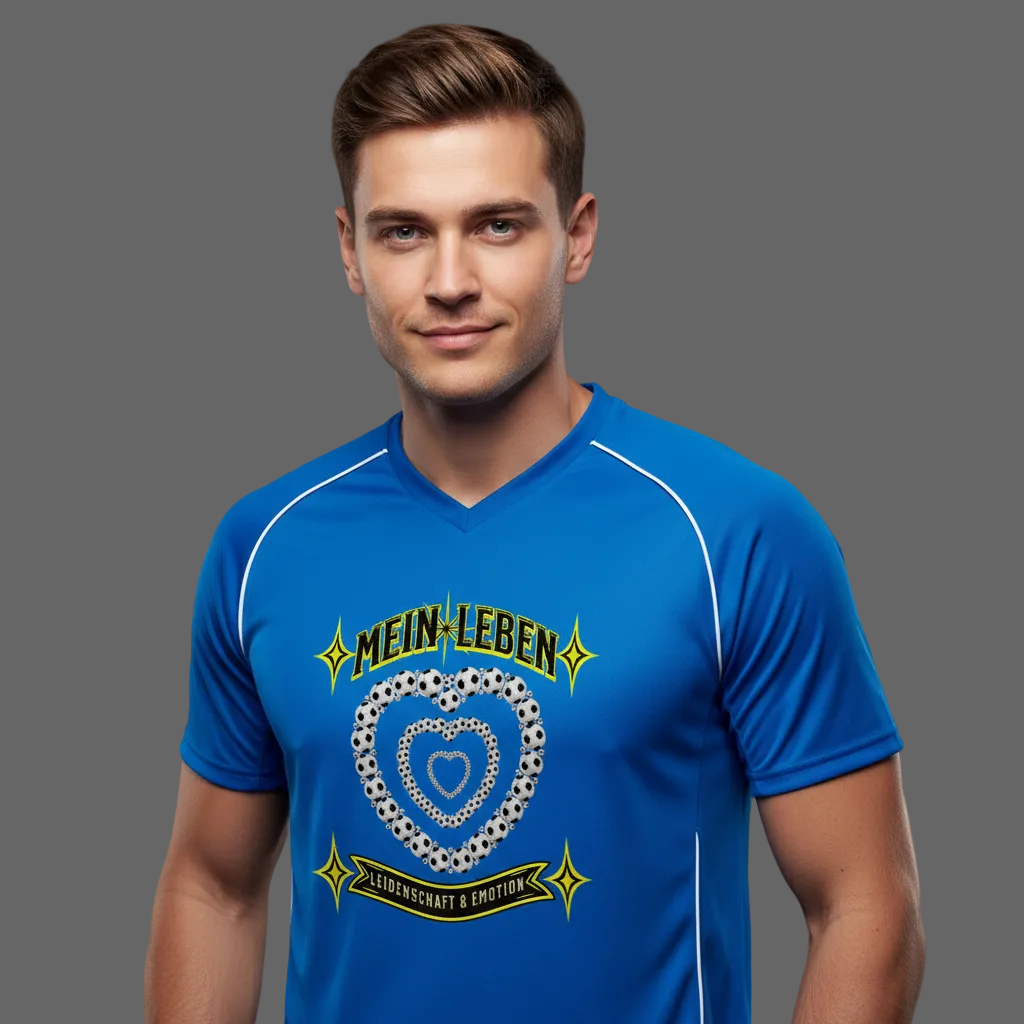  Team Trikot / Fußball mein Leben -blau-TORIPROS