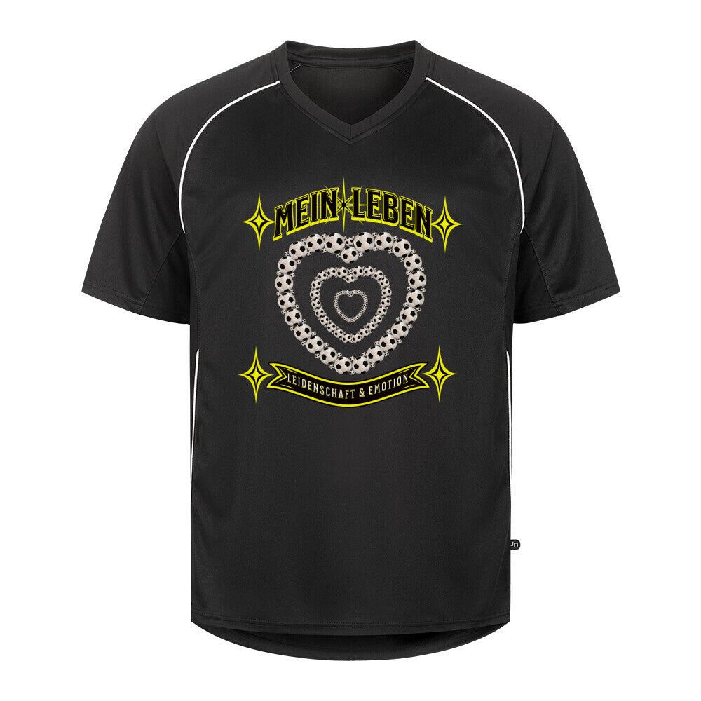  Team Trikot / Fußball mein Leben -schwarz-TORIPROS
