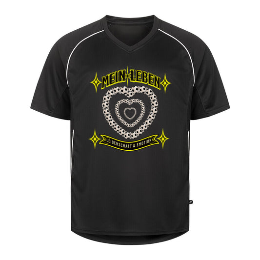  Team Trikot / Fußball mein Leben -schwarz-TORIPROS