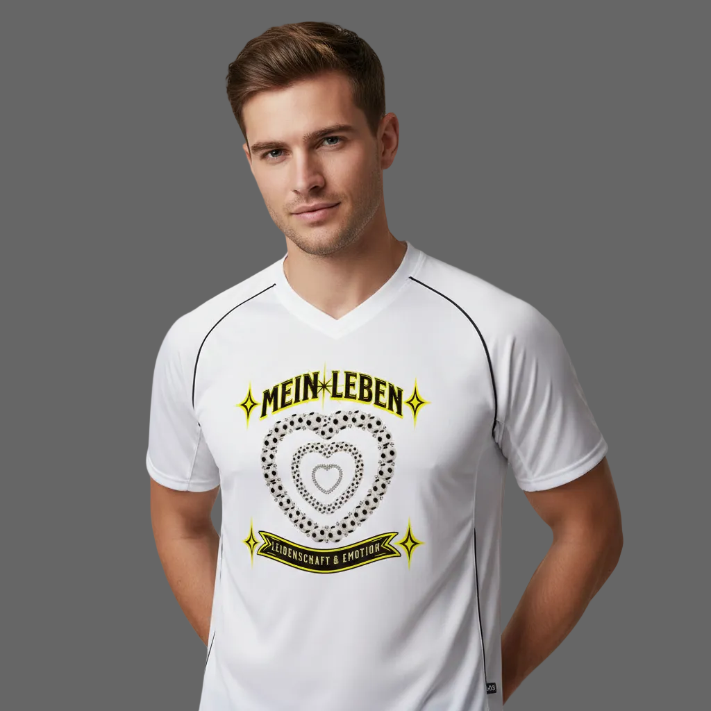  Team Trikot / Fußball mein Leben -weiss-TORIPROS